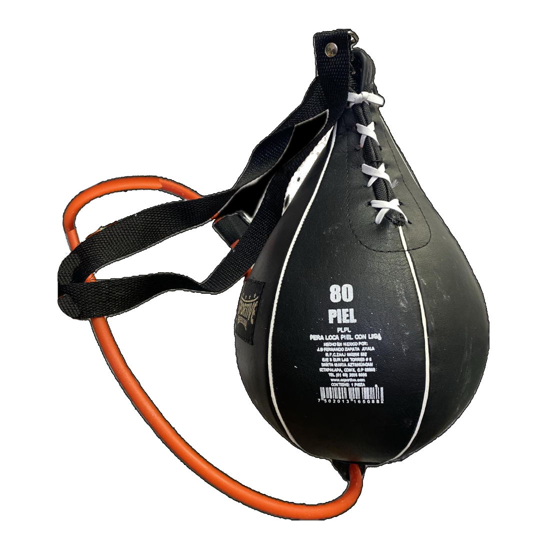 Pera de piel con liga