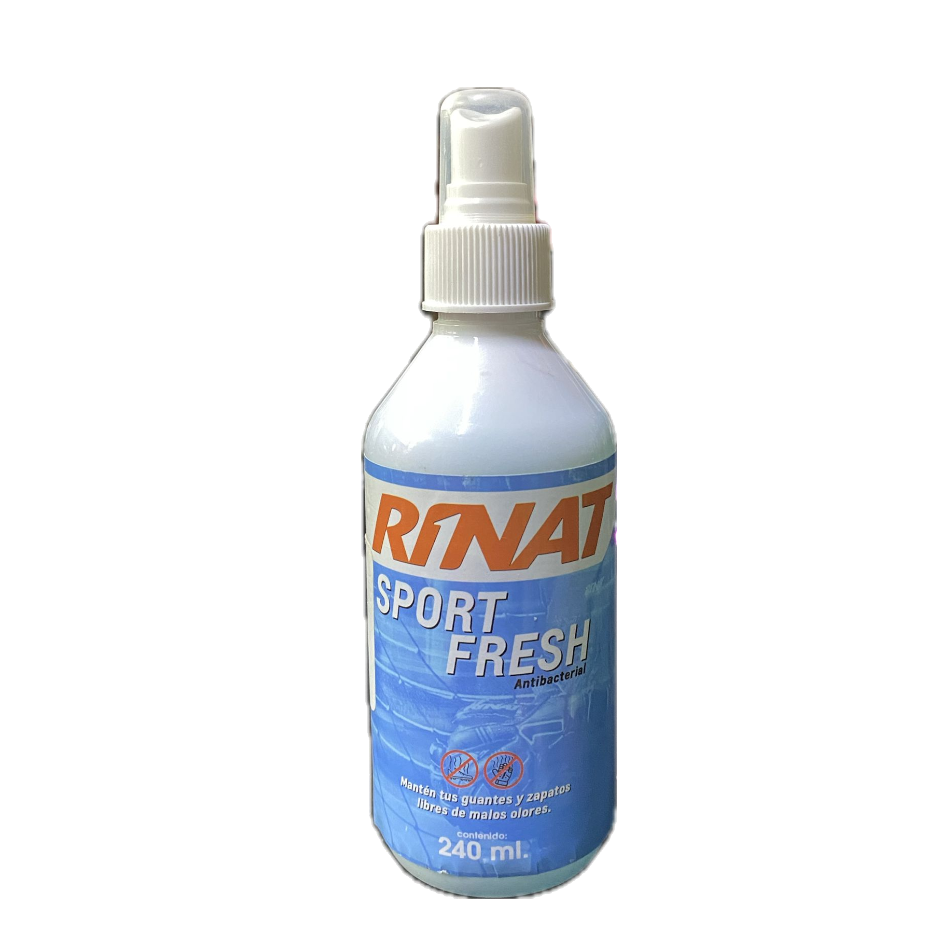 Spray antibacterial para guantes y zapatos